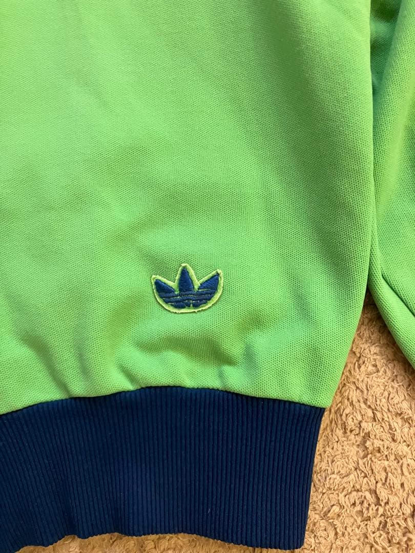 アディダス デサント 西ドイツ70's ジャージ サイズ5 グリーン