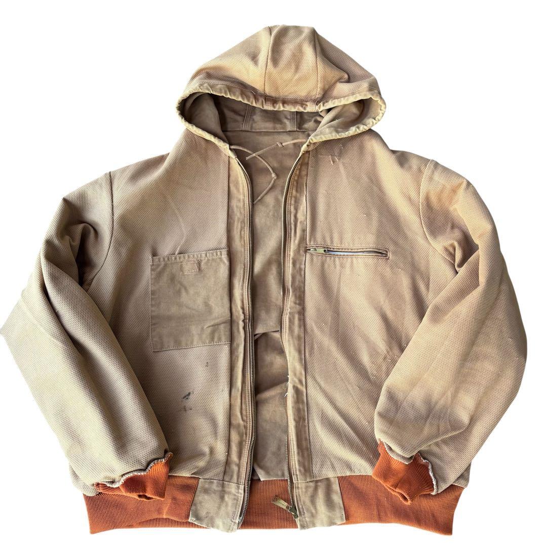 90s Carhartt アクティブジャケット オレンジリブ 希少 USA製 - メルカリ