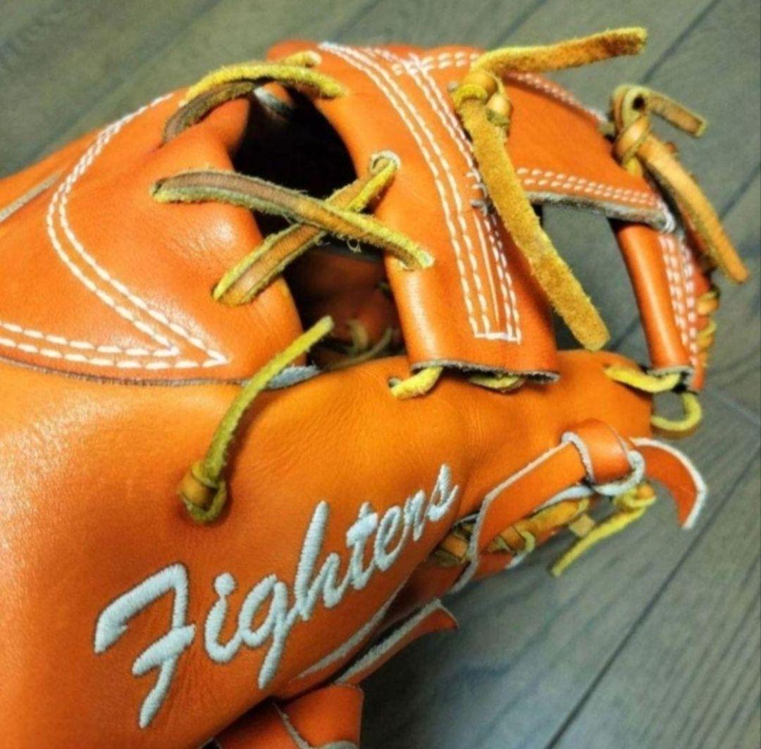 日本ハム 上川畑 実使用グローブ 直筆サイン入り 証明写真付き - メルカリ