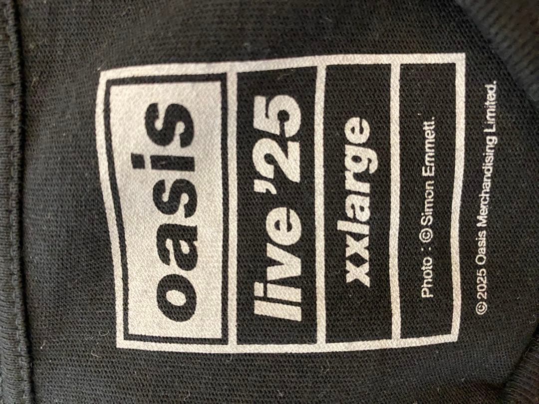 oasis live '25 TOKYO Tシャツ xxlarge