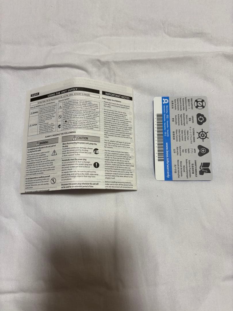 【未使用に近い】BOSS/BP-1W ボス ブースター プリアンプ