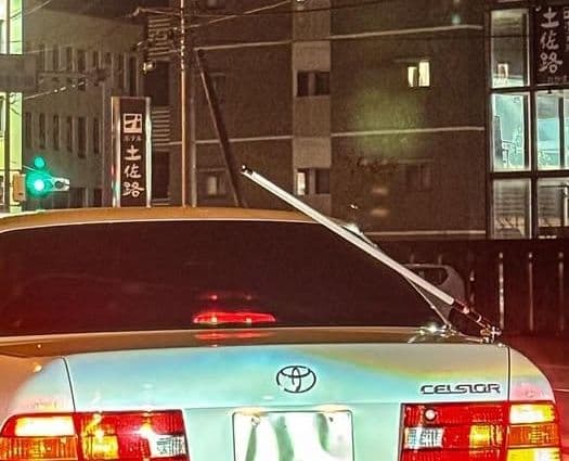 最新作！ 送料込み！ VIPアンテナ 黒 本物 ジャンクションプロデュース