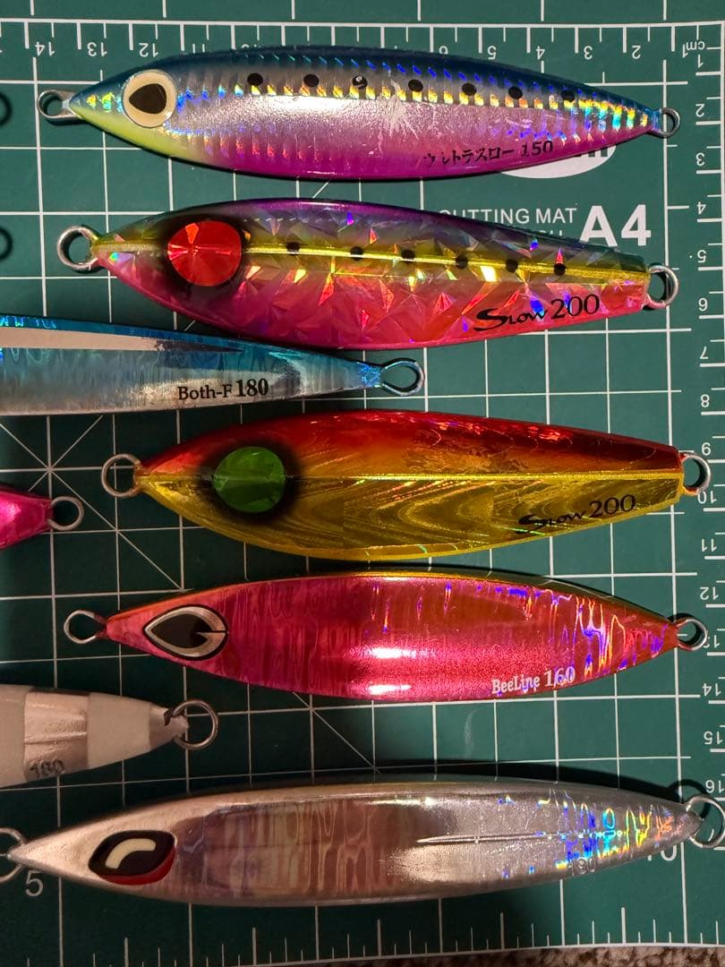 廃盤スロージグ10個shimano beat daiwa hayabusa等 - メルカリ