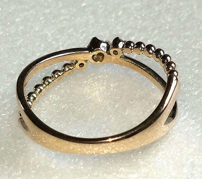 K10 ダイヤモンドリング D0.06ct 1.53g 7号