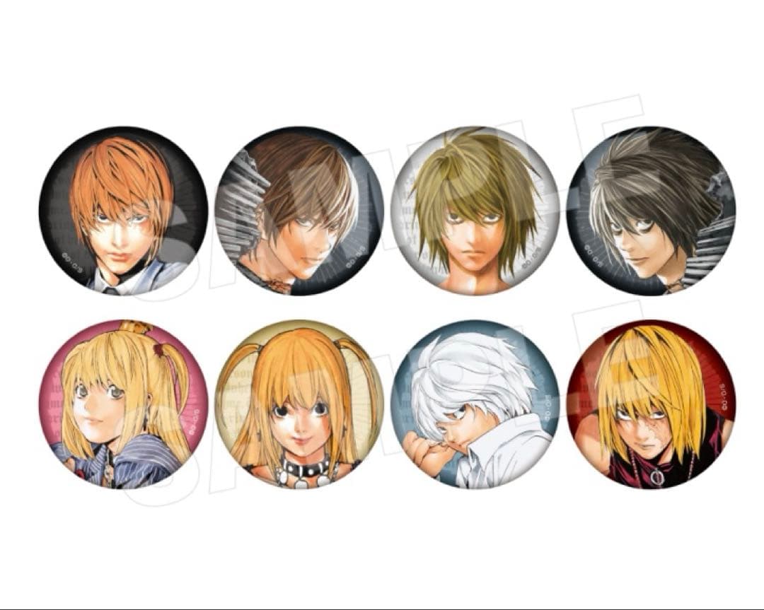 DEATH NOTE デスノート ポップアップストア マット缶バッジ 1BOX