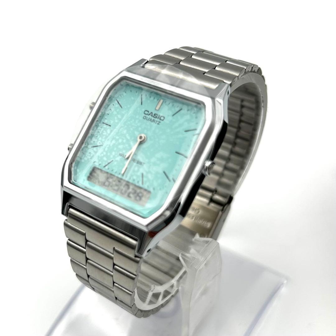 新品級✨カシオ クラシック AQ-230 ティファニー ターコイズ ブルー
