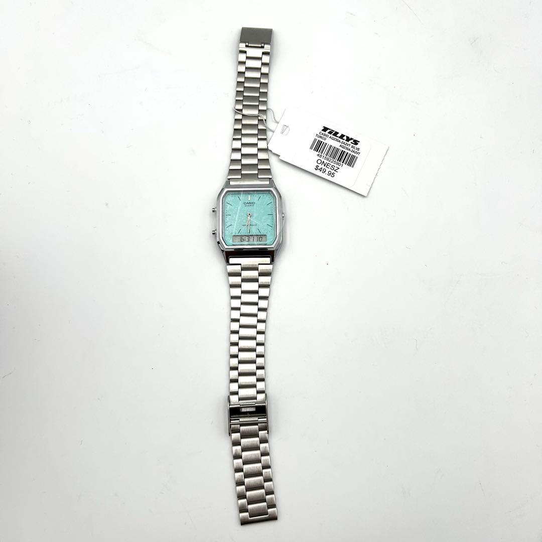 新品級✨カシオ クラシック AQ-230 ティファニー ターコイズ ブルー