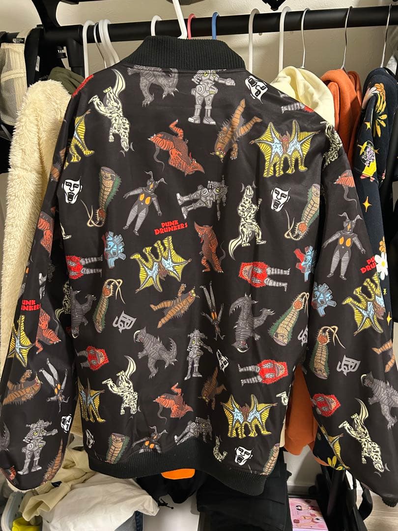 パンクドランカーズレッドキングスカジャン、 リバーシブル - メルカリ