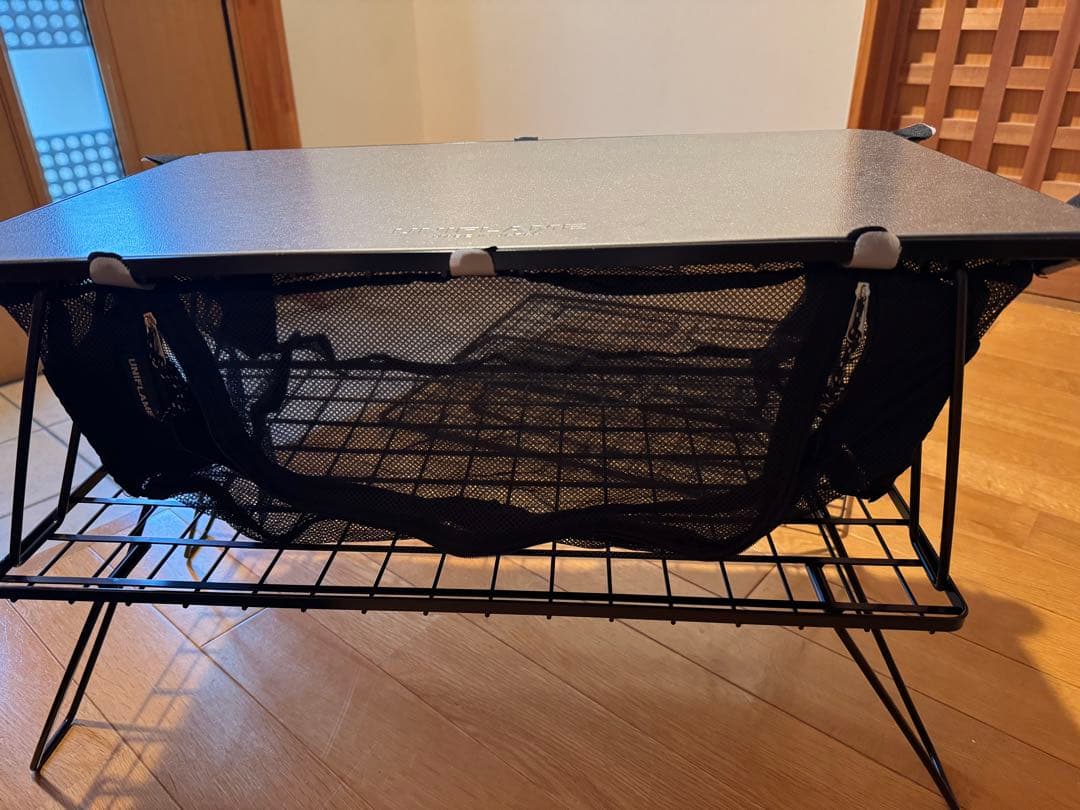 美品 ユニフレーム アウトドアテーブルセット4段の通販はau PAY