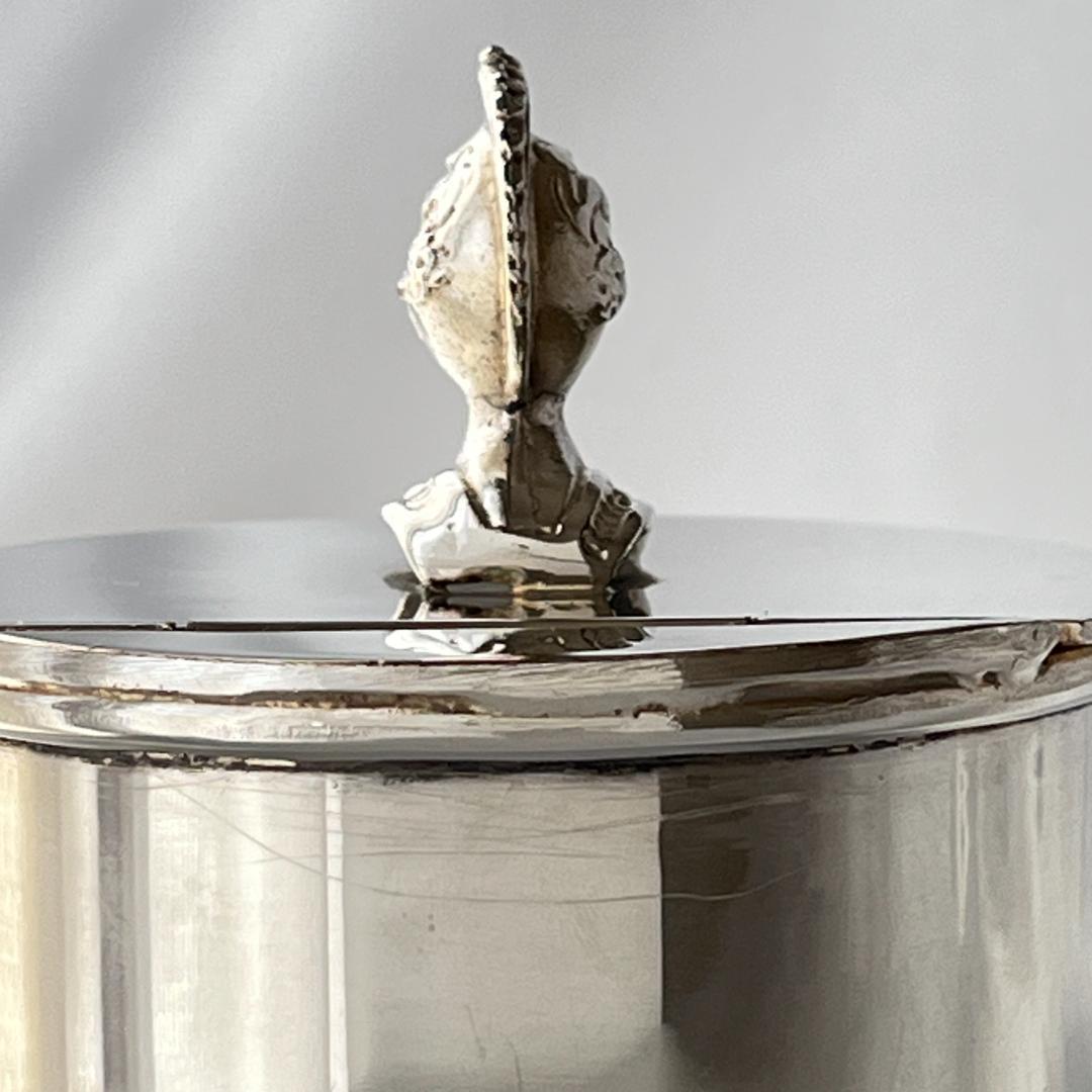 E H Parkin & Co】騎士のティーキャディー【シルバープレート】 - メルカリ