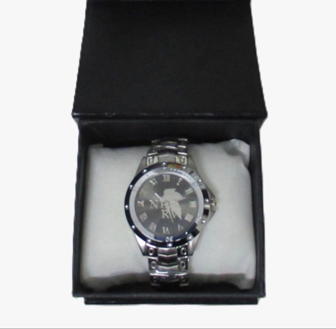 エヴァンゲリオン　NERV シルバー 腕時計