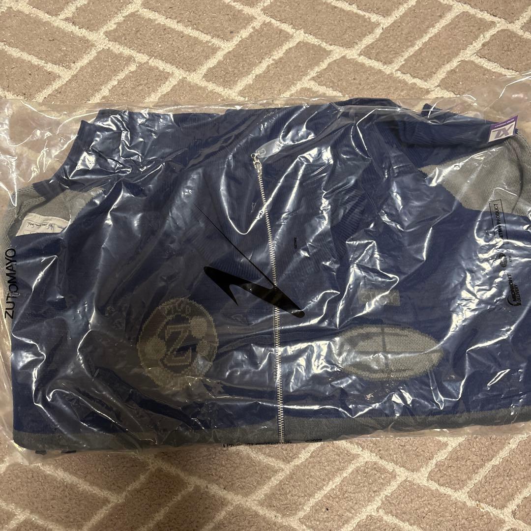 ずとまよ　エラー品 Full Zip Knit Jersey (Navy) XL