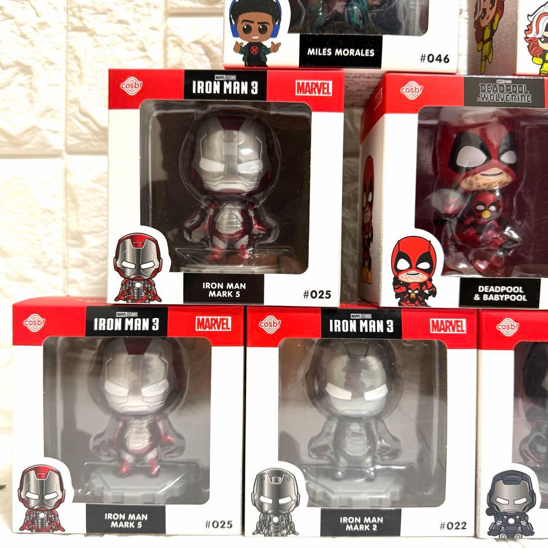 コスビ　マーベル・コレクション　デッドプール　アイアンマン　フィギュアまとめ売り