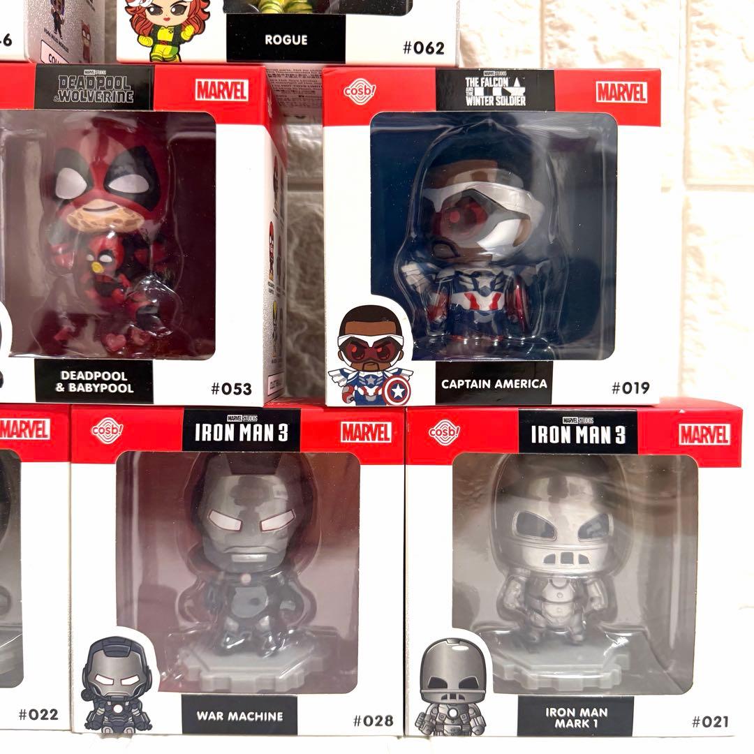 コスビ　マーベル・コレクション　デッドプール　アイアンマン　フィギュアまとめ売り