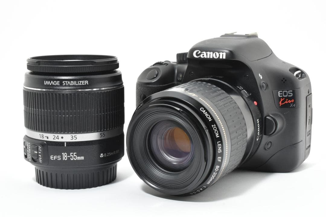 キヤノン Canon Kiss X4 ダブルレンズ ショット数6758 手ぶれ補 - メルカリ