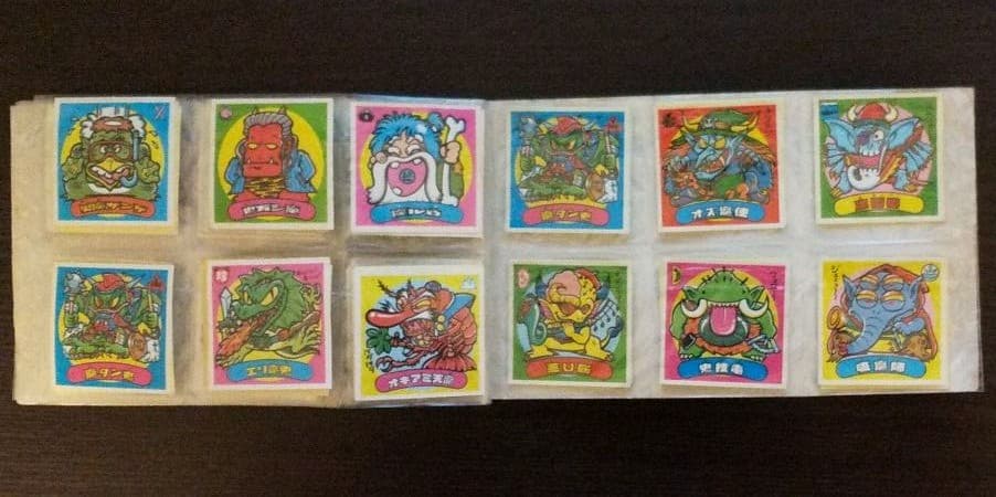 【当時物】ビックリマンシールなどのシールとアルバム 合計60枚