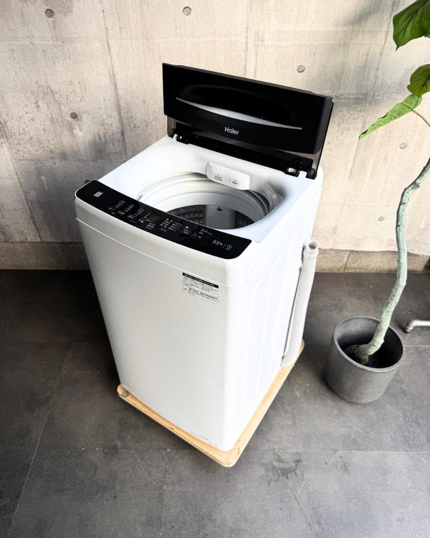 設置まで✨ Haier 一人暮らし洗濯機 5.5kg✨ 2022年製⭕️