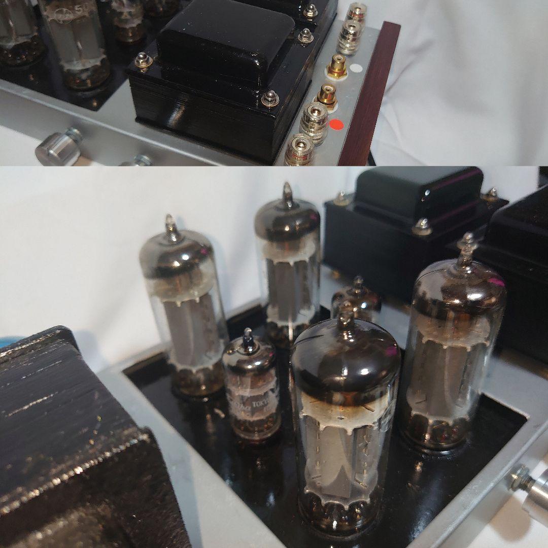 ☆自作!管球ステレオアンプ・50H-B26プッシュプル【動作確認済