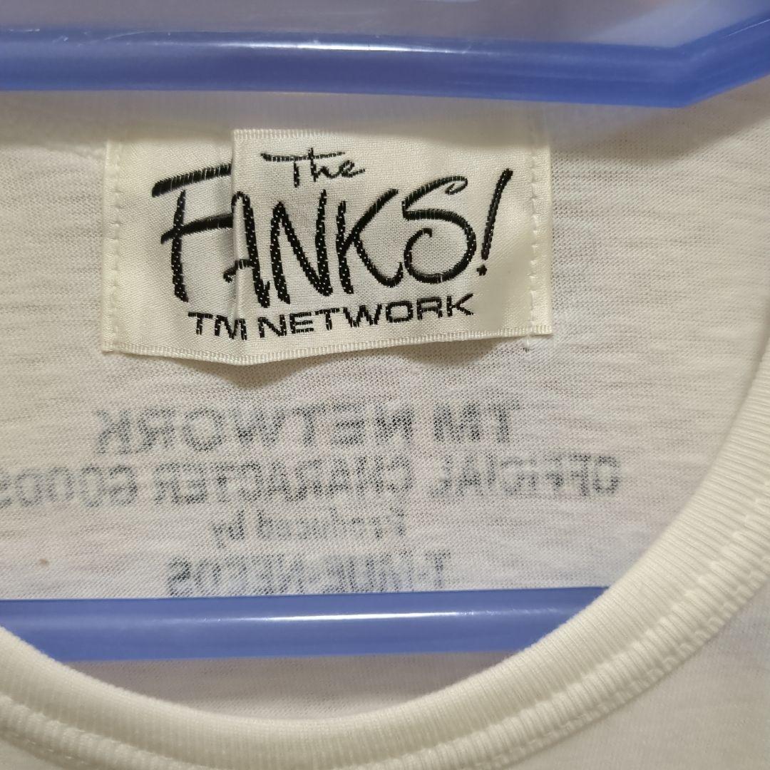 TM NETWORK グラフィックTシャツ ホワイト T-MUE-NEEDS