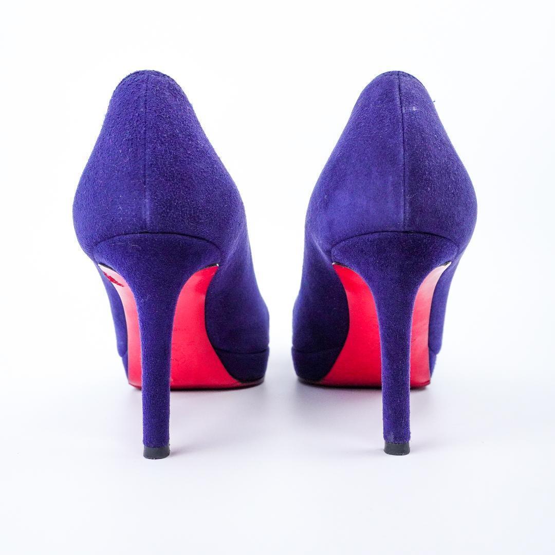 23.5-24cm クリスチャン ルブタン SIMPLE PUMP 紫/青 箱付 - メルカリ