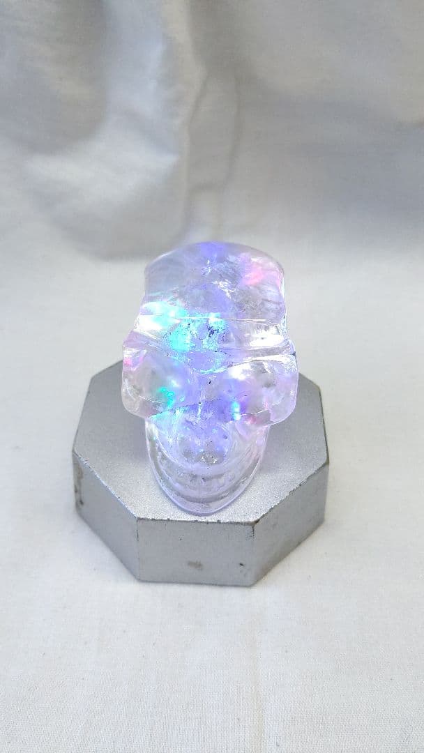 特大クリスタルスカル 水晶髑髏 天然石加工品 オーパーツ マヤ アステカ インカ