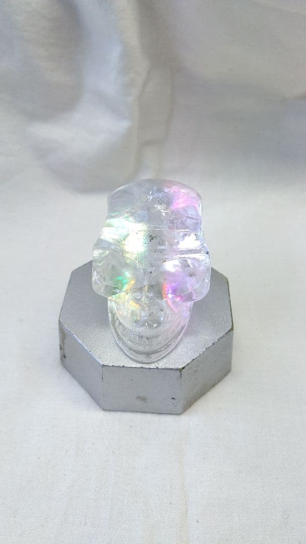 特大クリスタルスカル 水晶髑髏 天然石加工品 オーパーツ マヤ アステカ インカ