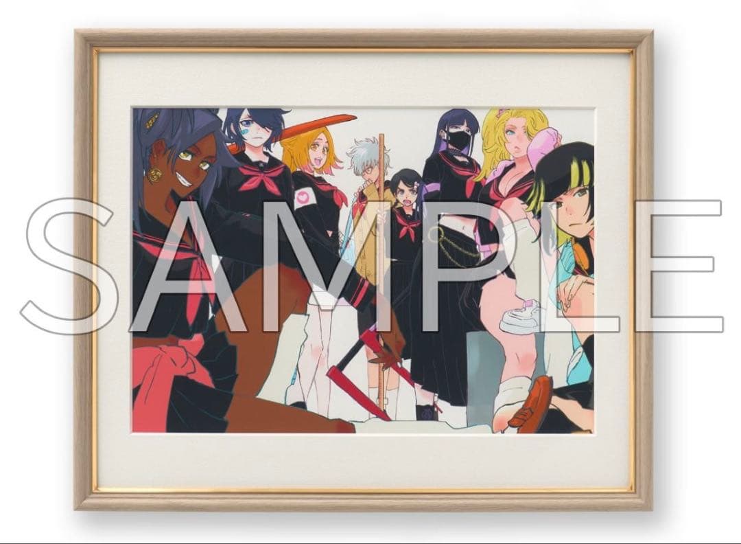 【新品未開封】BLEACH 高校戦争 白&黒 額装高精細デジタルカラー 複製原画