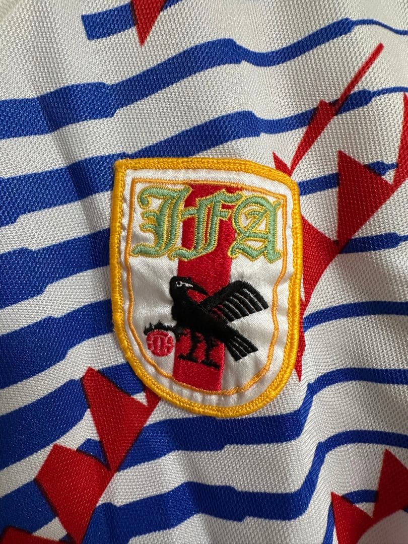 サッカー日本代表 ドーハの悲劇モデル ユニフォーム - メルカリ