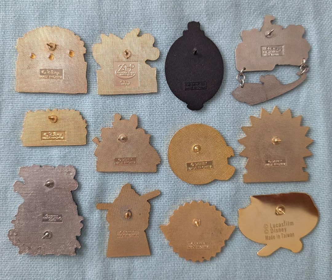 TDL WDW アトラクション ピンバッジ