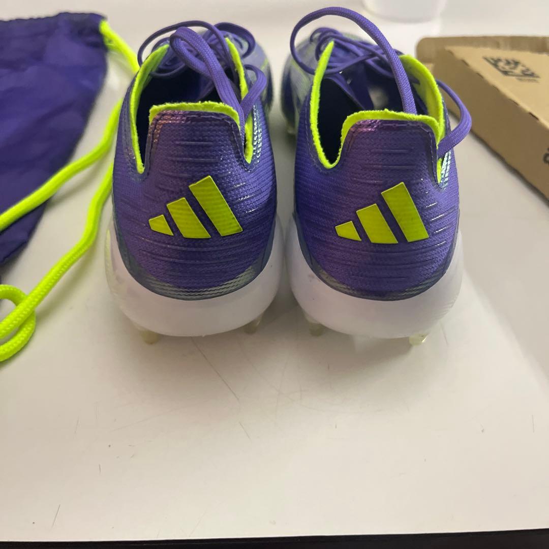 adidas F50 サッカーシューズ 紫/緑 FG 27.0cm