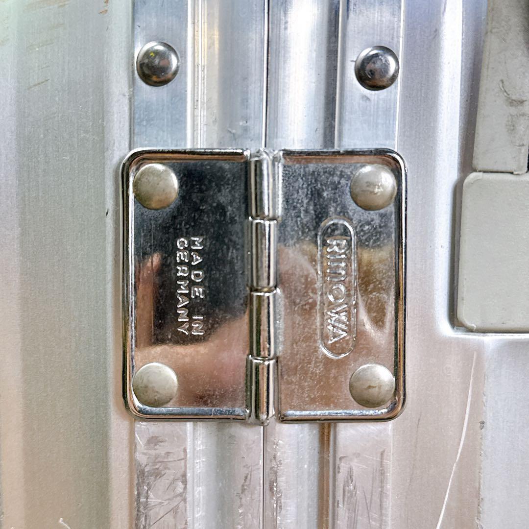 希少】 RIMOWA 929.70 2輪ローリングトロリー ビンテージ 青ロゴ