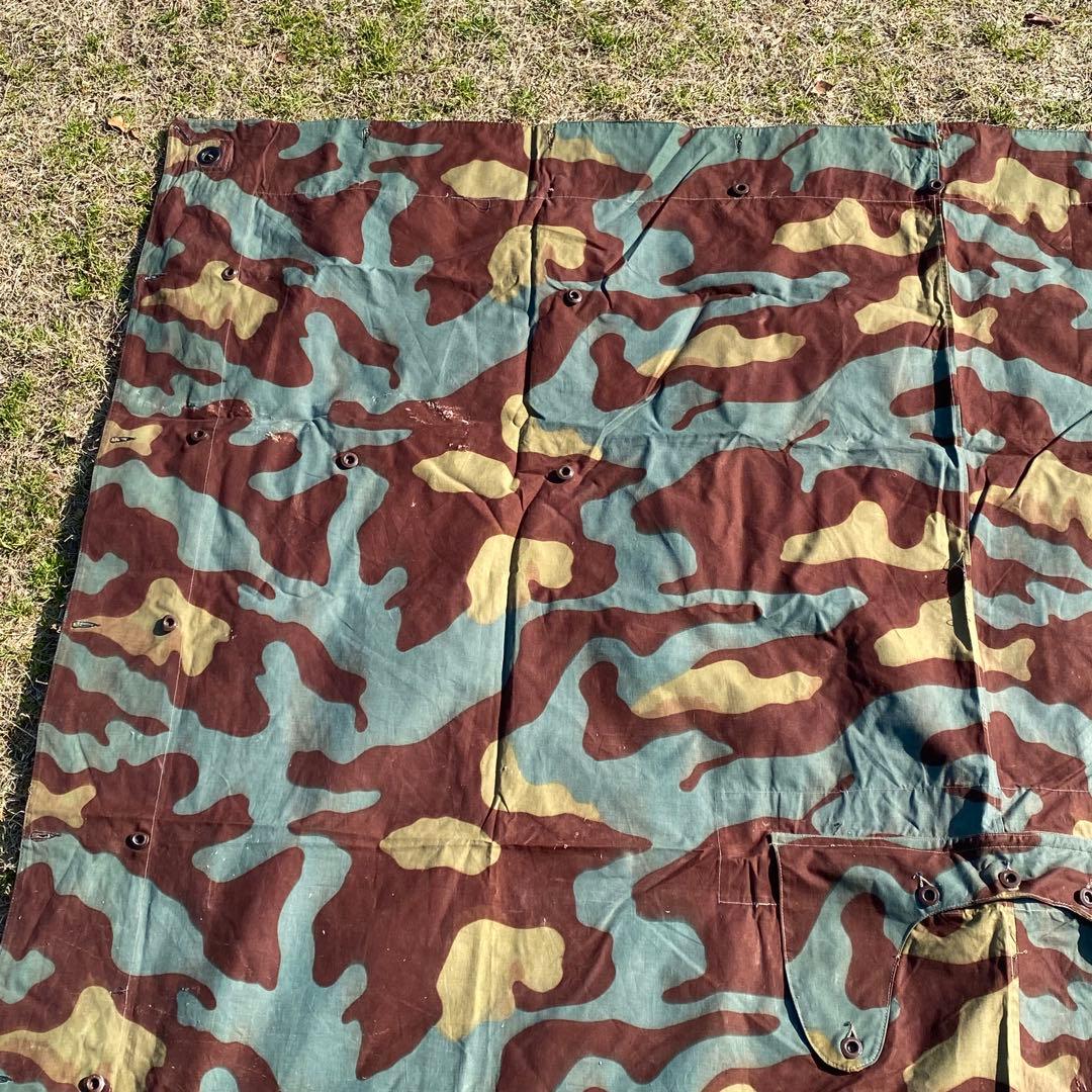 入手困難】イタリア軍幕 サンマルコ迷彩 1枚 ミリタリー テント