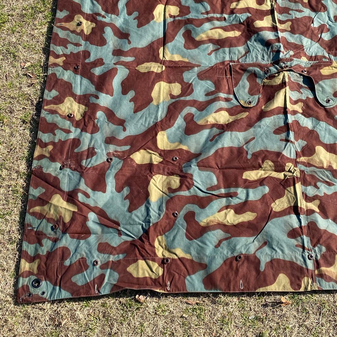 入手困難】イタリア軍幕 サンマルコ迷彩 1枚 ミリタリー テント