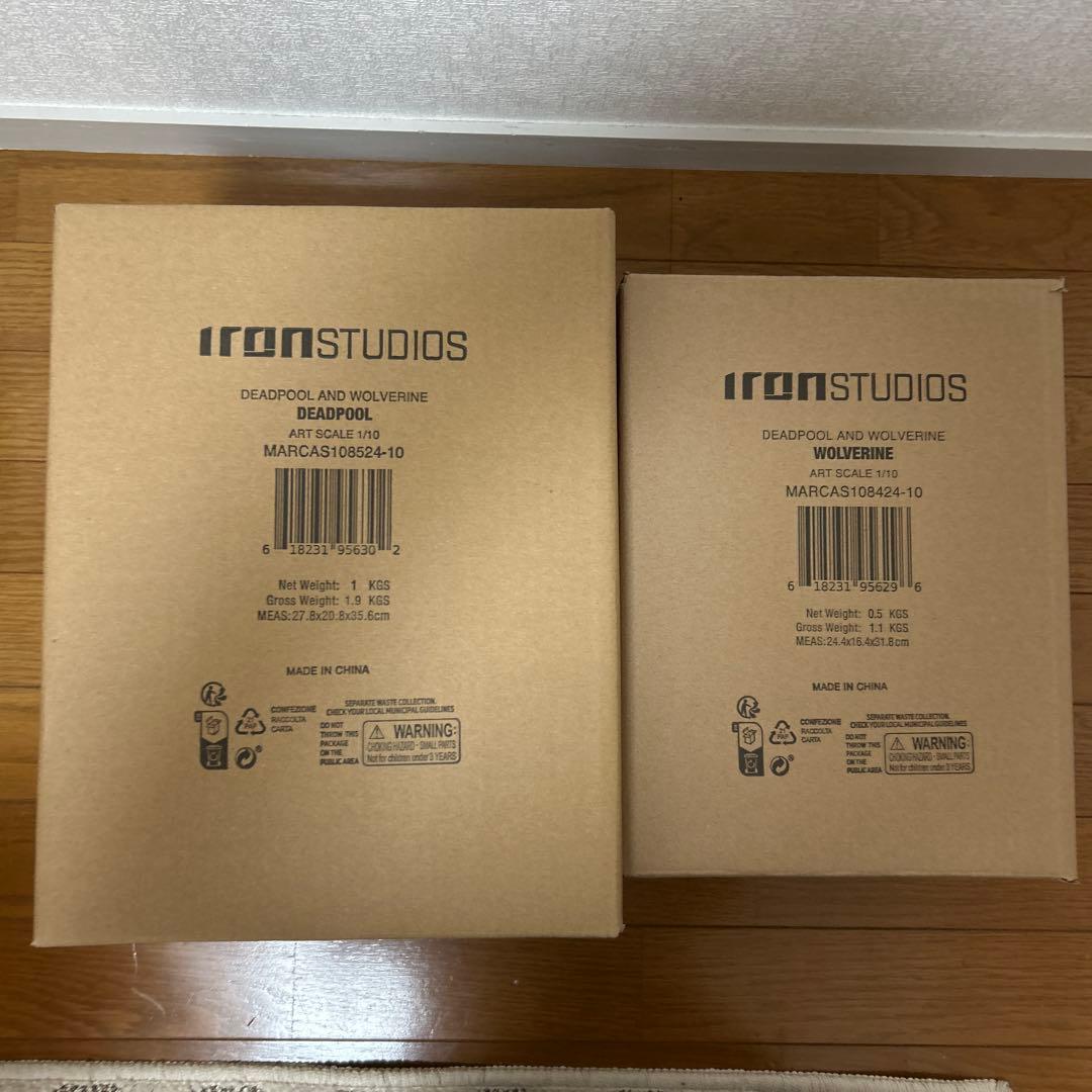 【最終値下げ】新品　デッドプール＆ウルヴァリン スタチュー2体セット