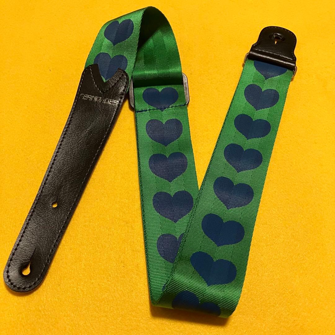 FERNANDES hide グリーンハート ギターストラップ イエローハート FERNANDESから hide GREEN HEART Jr. (GH-Jr.) が登場！ – GuitarQuest