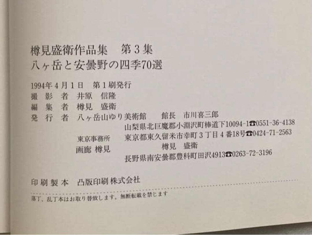 八ヶ岳遠望』☆樽見盛衛☆元流形社顧問☆M12号☆油彩 絵画☆八ヶ岳山