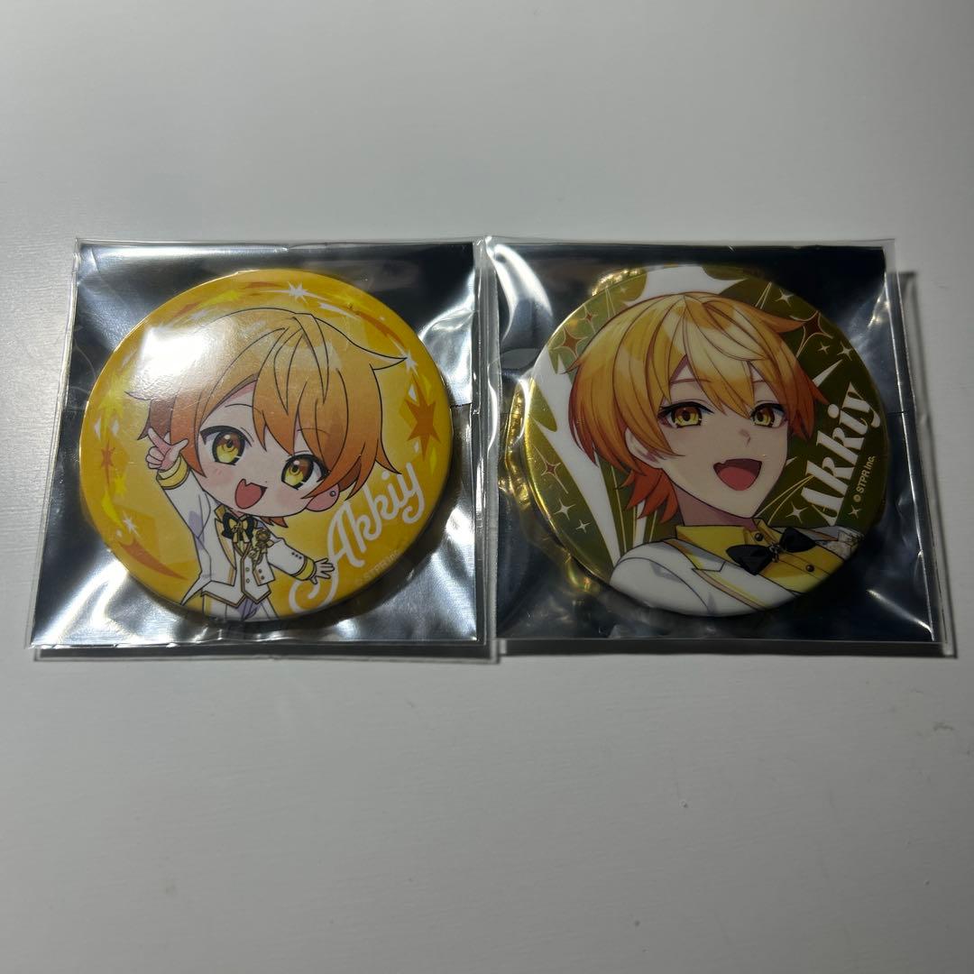 AMPTAK あっきぃ 3周年 缶バッジ 等身 デフォ セット - メルカリ