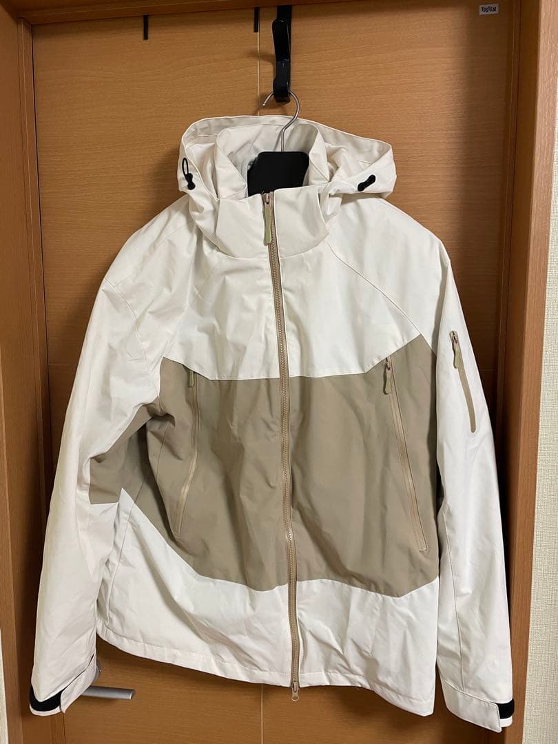 スノーボードウェア ホワイト/ベージュ ICEPARDAL（アイスパーダル） スノーボードウェア レディース 上下