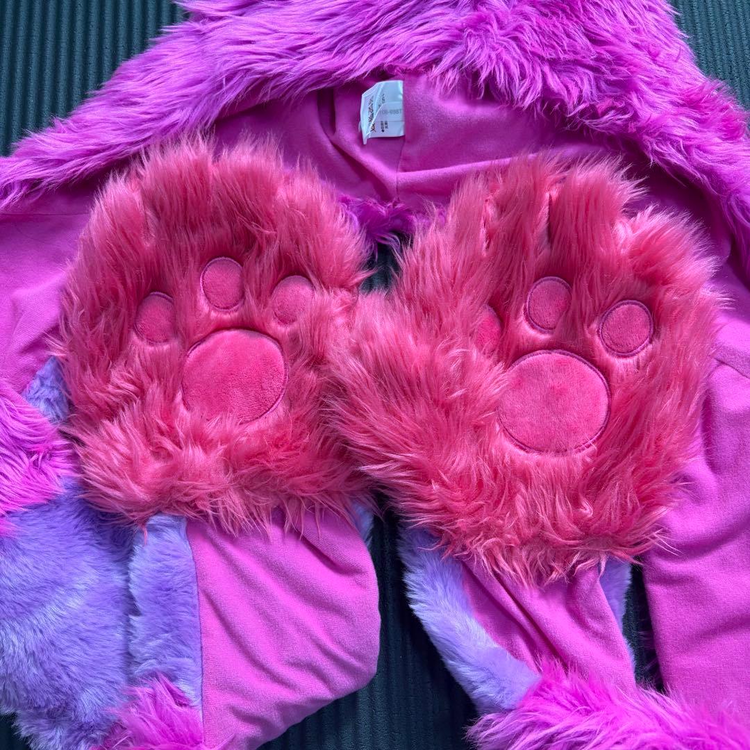 ディズニー チェシャ猫 フード付きマフラー ファンキャップ - メルカリ