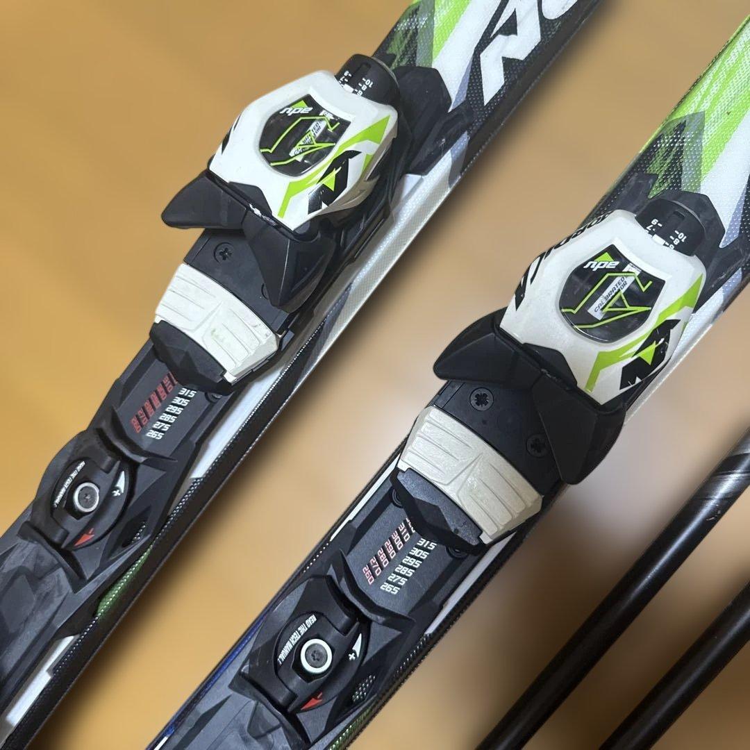 Nordica スキーセット 160cm スキー板 ストック 靴 27.5cm