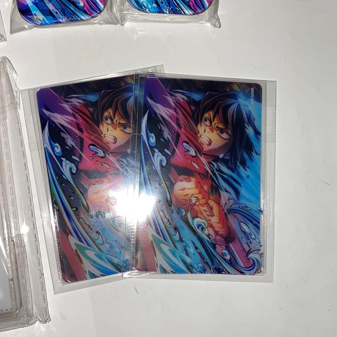 鬼滅の刃　富岡義勇　WEBSHOPくじ 京まふ　繋ぐ　アクリルスタンド　缶バッジ