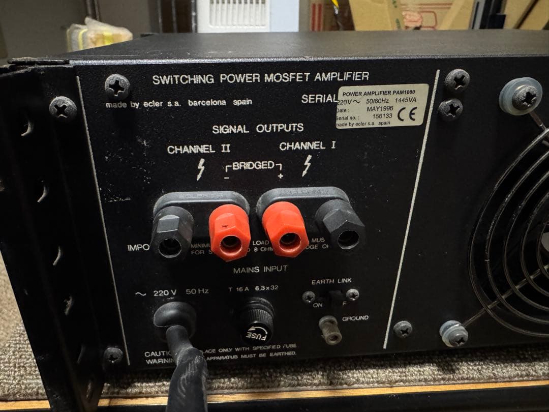 訳あり パワーアンプ PAM1000 - メルカリ
