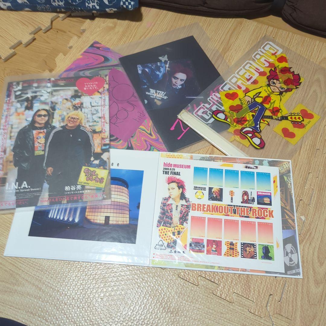 x Japan hide ジャンク　グッズcdバッジチラシ本等超大量セット