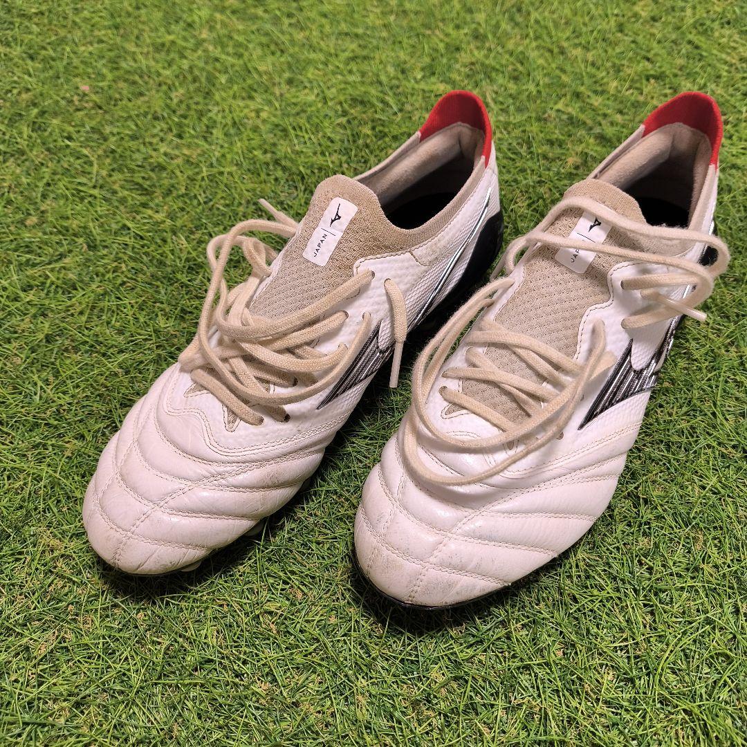 ☆りょう☆Morelia β Japan MIZUNO Soccer Cleats MORELIA 2 JAPAN Ruby Red / White P1GA250160