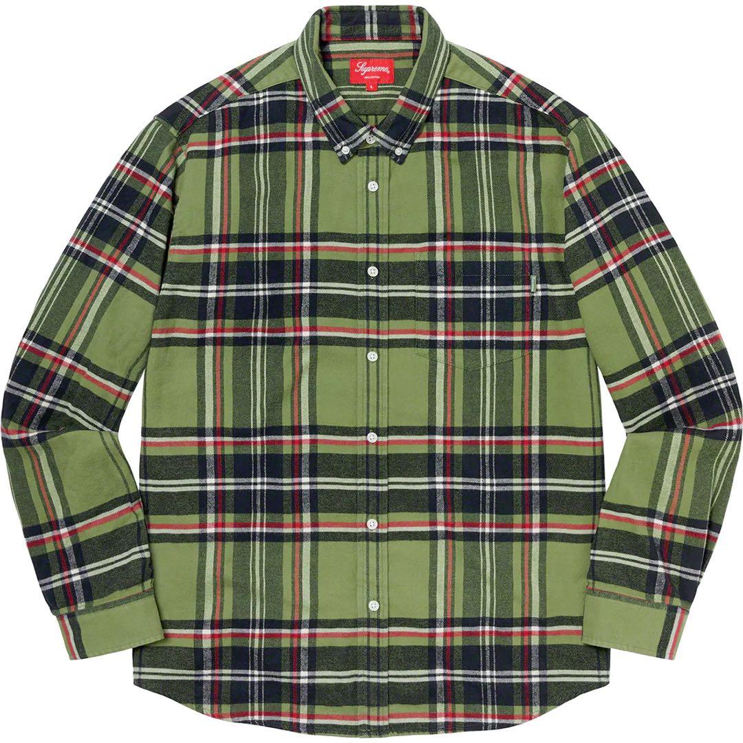 Supreme Tartan Flannel Shirt ネルシャツ　Mサイズ Supreme Plaid Flannel Shirt (FW23) - $138