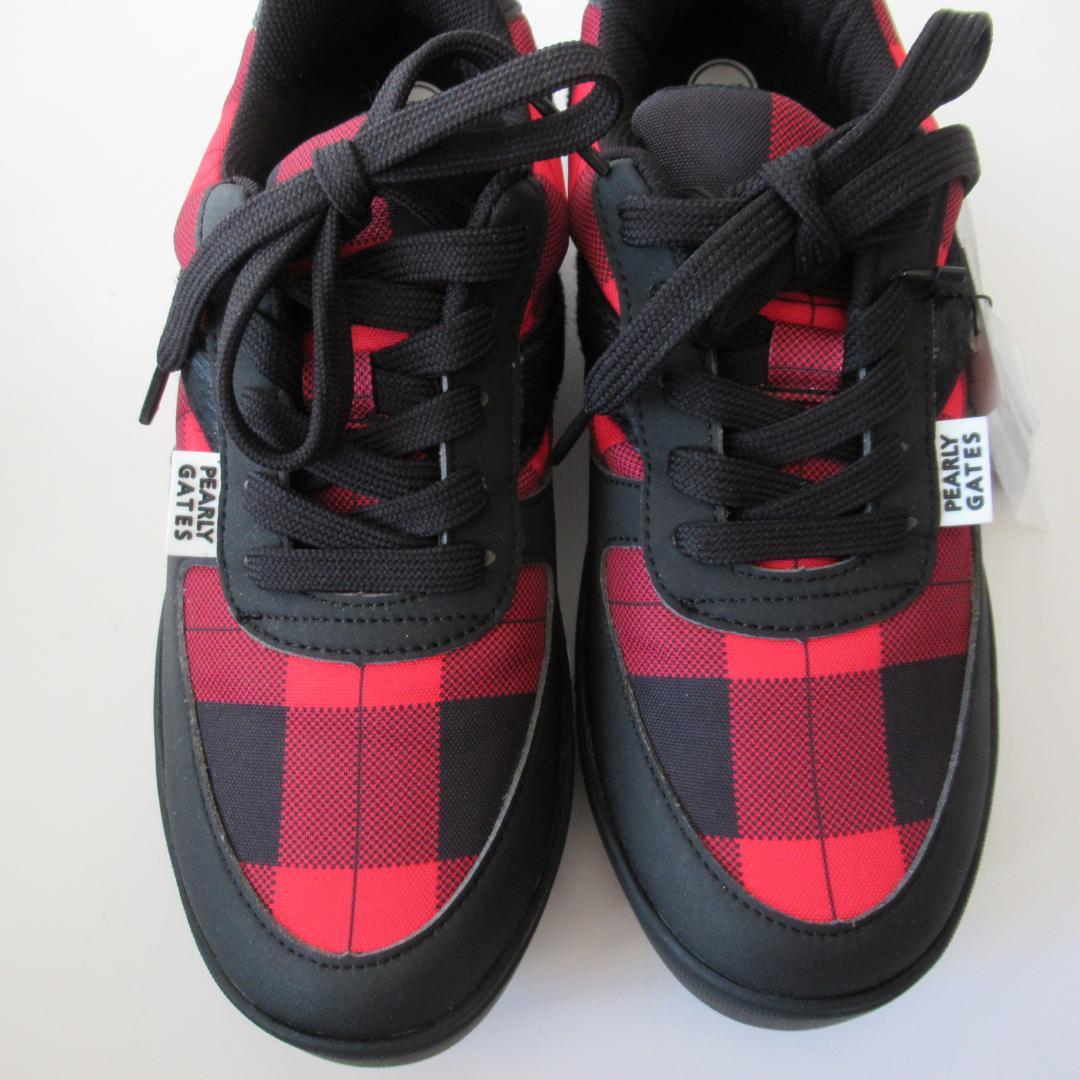 パーリーゲイツ新品 スパイク ゴルフシューズ 専用袋・レンチ付 24.0ｃｍ