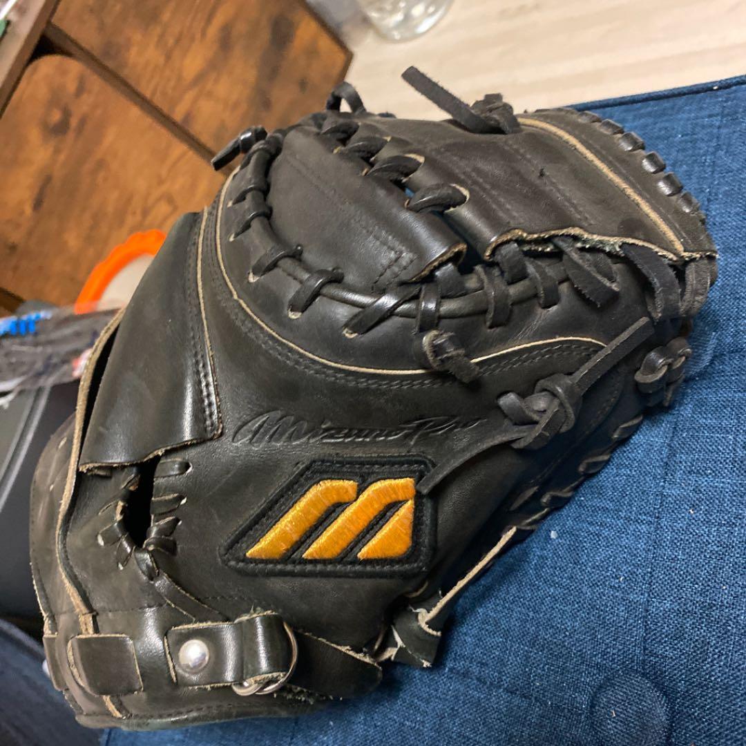 ミズノプロ旧ロゴ 硬式キャッチャーミット - メルカリ