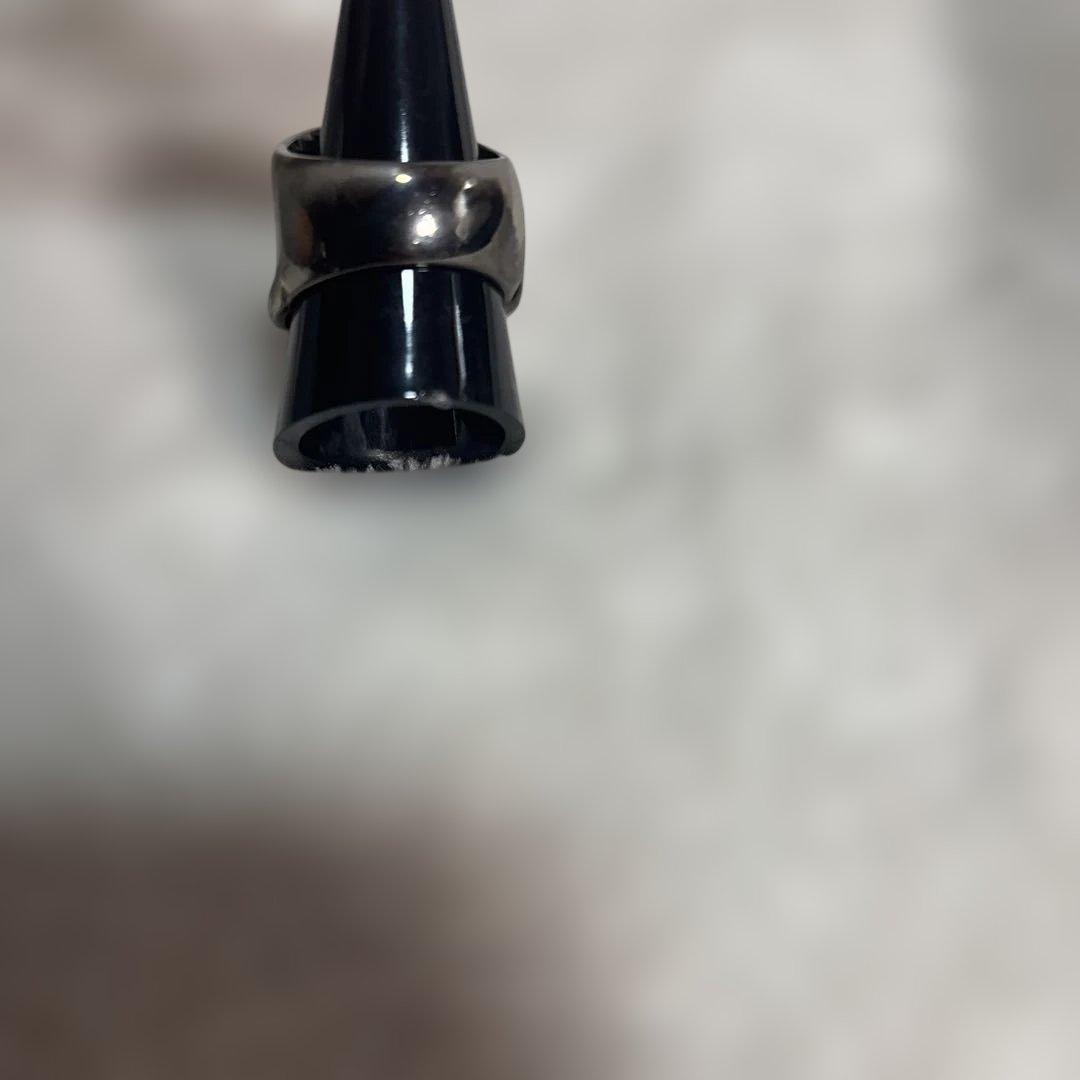 ナンバーナイン スカルリング ブラックコーティング 21号 - メルカリ