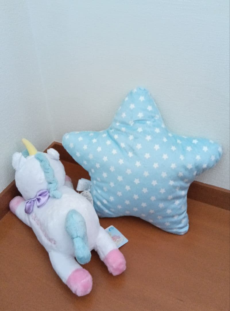 キキララ ぬいぐるみ ポーチ セット パフ ポフ ユニコーン