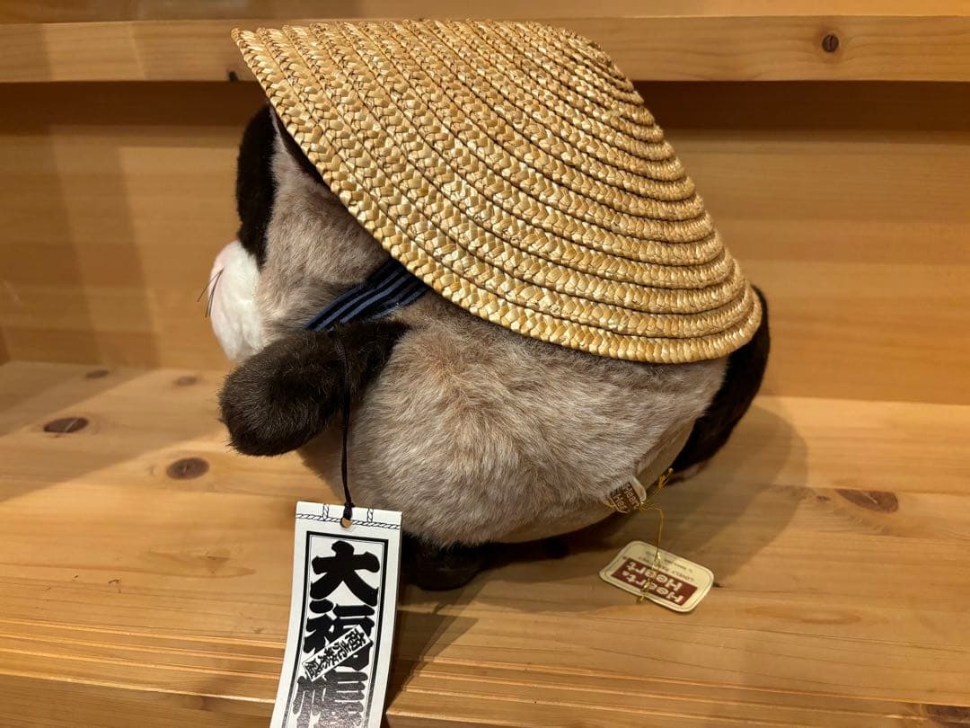 新品当時物 日本製 福狸とっくりたん たぬき Heart&Heart